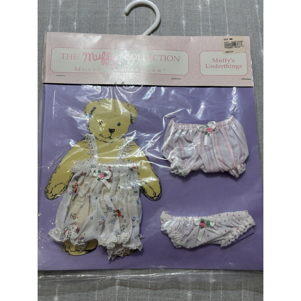 NEW SEALED Vintage Muffy VanderBear Underthings Clothing Dress-Up 3 Pieces